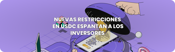 Nuevas restricciones en USDC espantan a los inversores